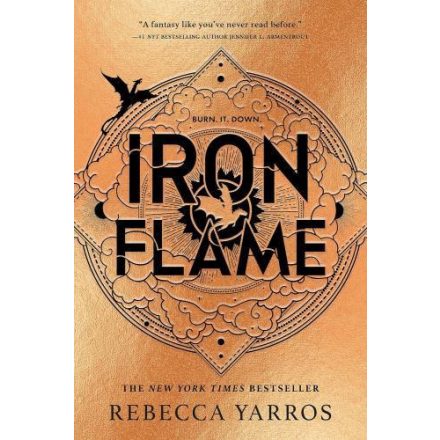 Iron Flame di Rebecca Yarros Bordi spruzzati in mano.